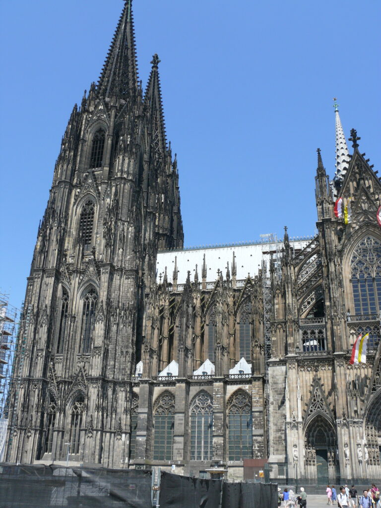 Der Kölner Dom, Wahrzeichen von Deutschland und Ziel vieler Pilger.